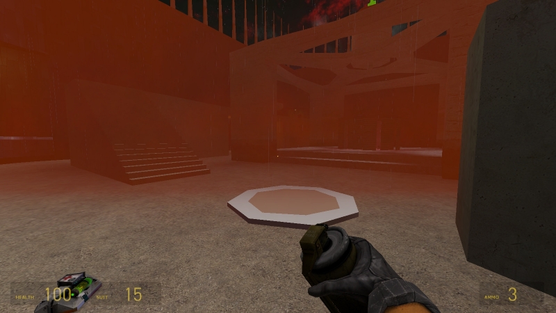 DM map based on Quake 3. VERY ambient small arena