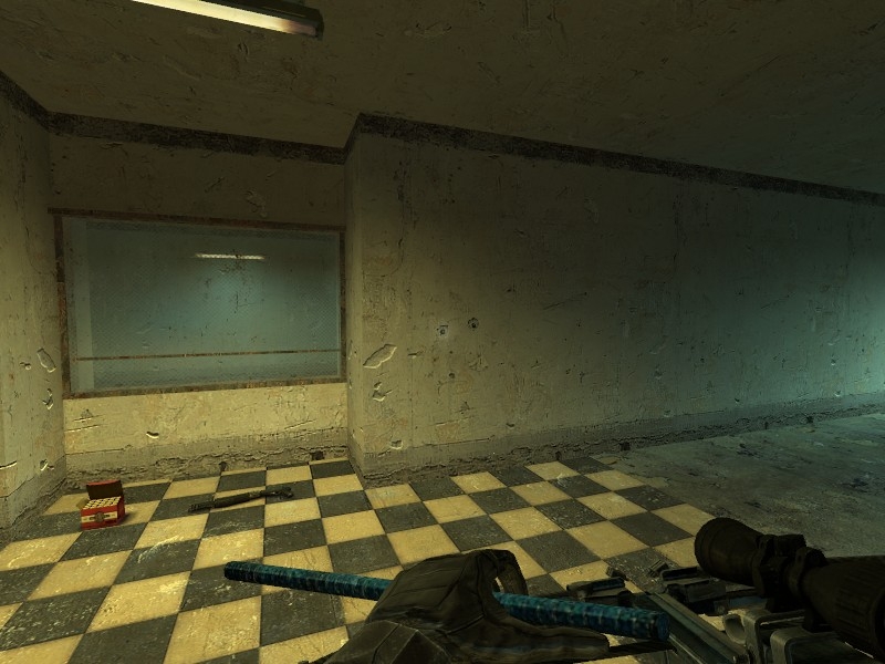 Blue and Gray Crossbow