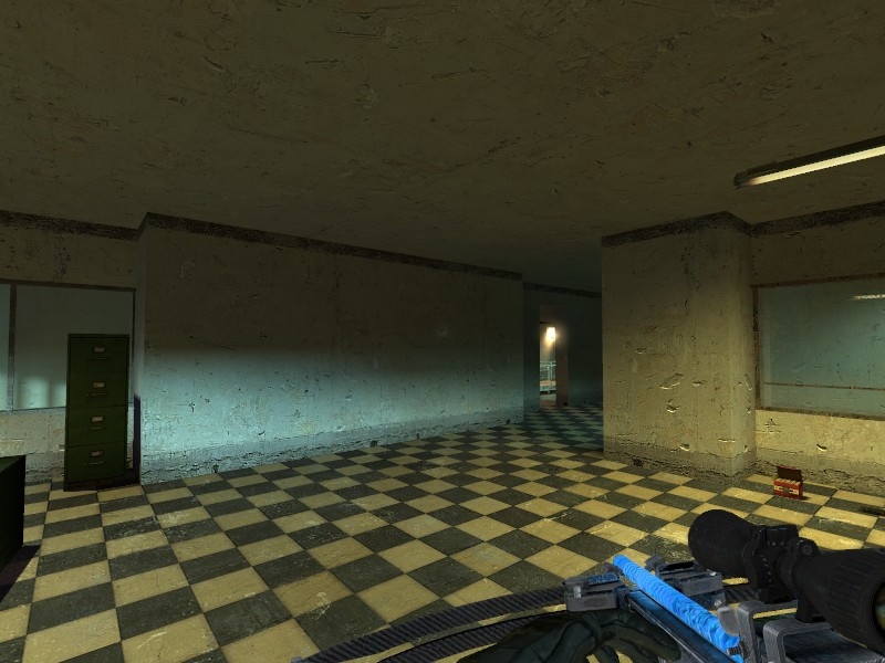 Blue and Gray Crossbow