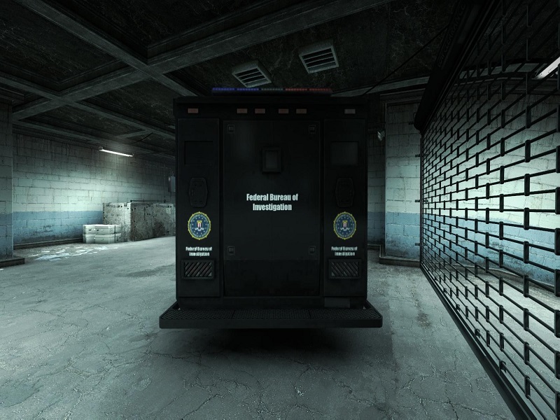 Black Enforcement Van