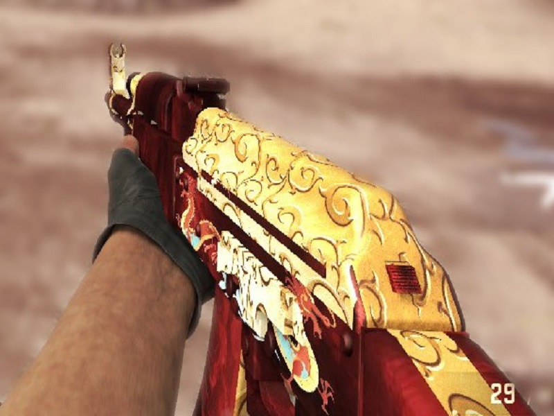 AK47 Red Gold D...