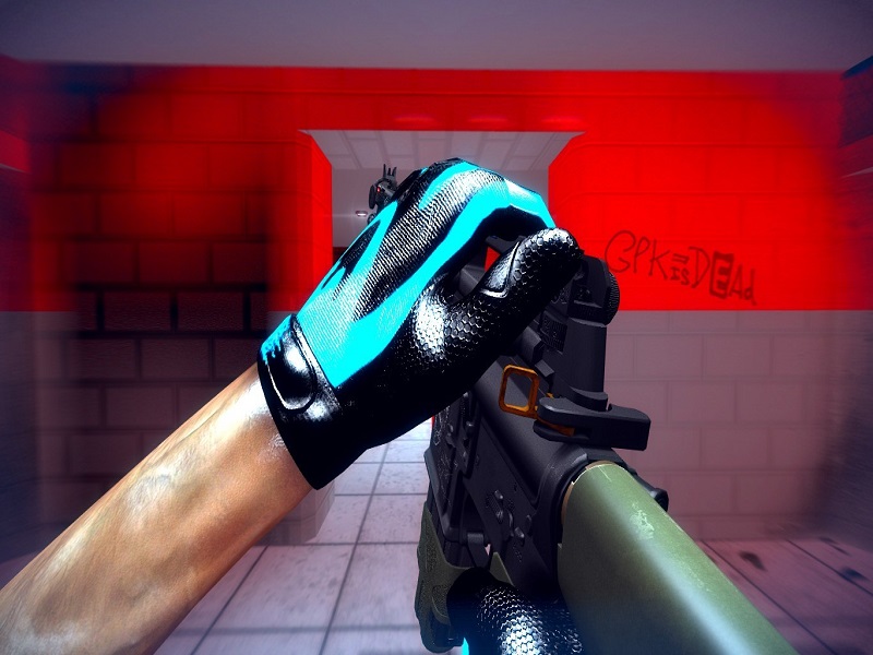 Custom Abstract Gloves