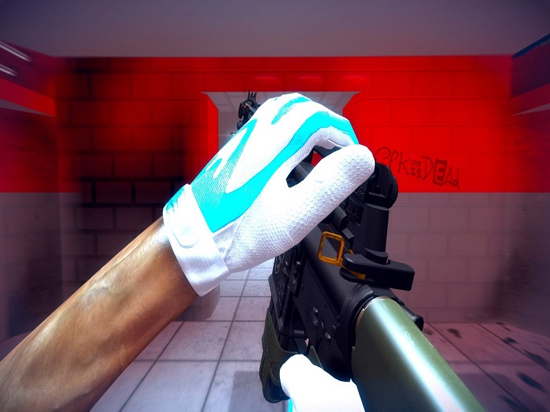 Custom Abstract Gloves