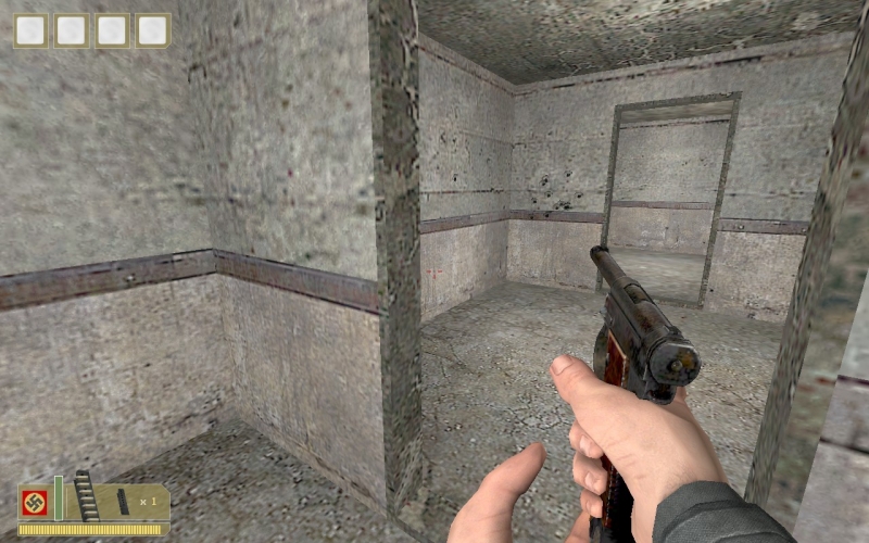 Old and rusty Nambu type 14 + sound