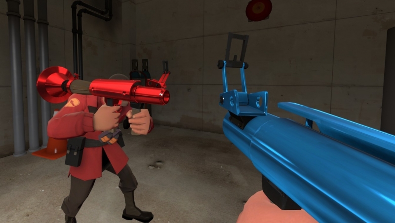 Team colored steel rocket launcher