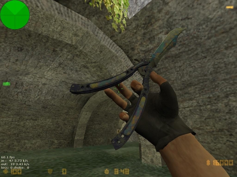 Butterfly Knife|Case Hardened (BS)