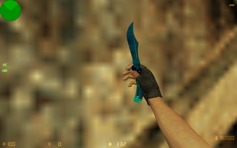 Butterfly Knife - Deep Blue Sea