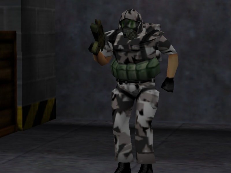 Human Sarge for Half-Life 1