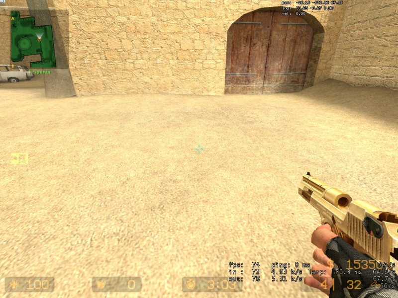 Golden Desert Eagle For CSS