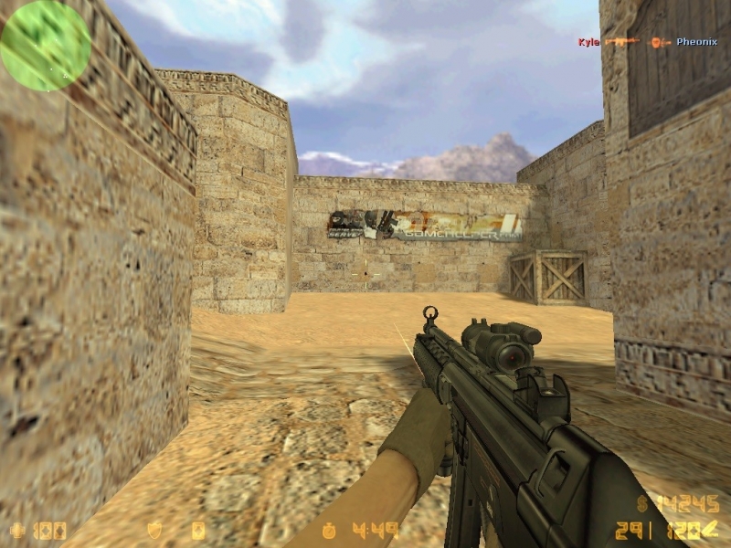 MP5 RIS GO Anims W Aimpoint & Working LAM