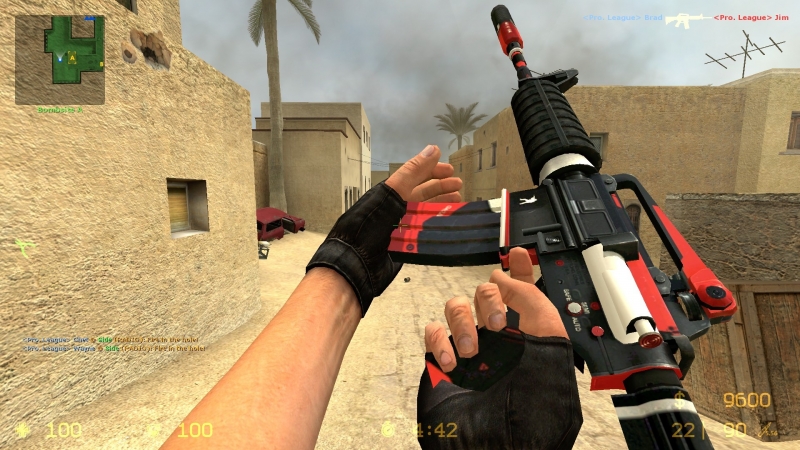 CS: Source M4A1 Cyrex Retexture Skins - 6 COLORS!