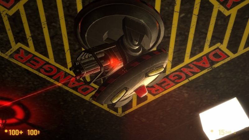 HL1ish Ceiling Sentry turret