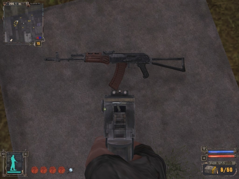 Orange Mag/Grip AK74