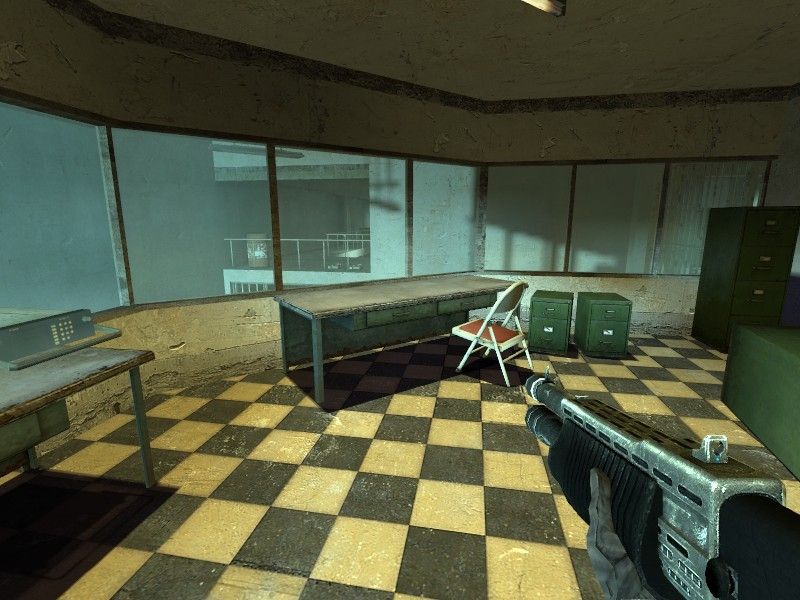 Black and Grey Shotgun