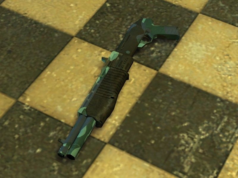 Camo Shotgun