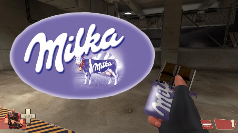 Milka chocolate...