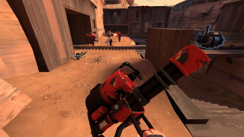 Commissar Captain Minigun Skin (v2)