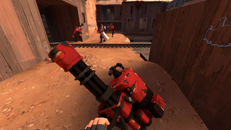 Commissar Captain Minigun Skin (v2)