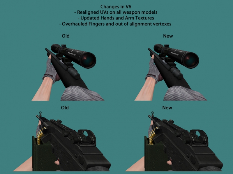 CSO Female Hands - Sven Co-op 5.0 Weapons