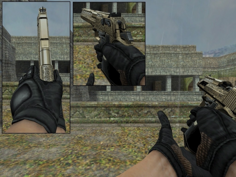 Gold Engraved Desert Eagle