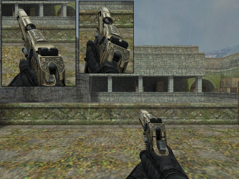 Gold Engraved Desert Eagle