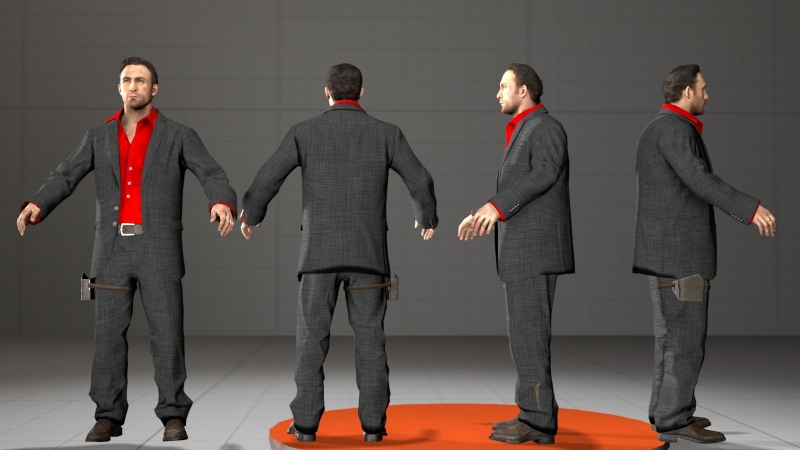 Nick's Fancy New Linen Suit