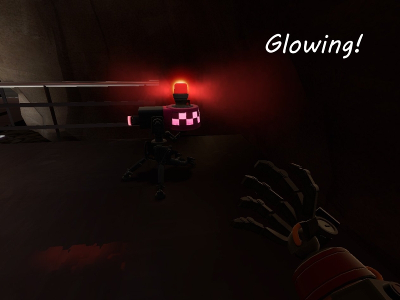 Red Glow Mini Sentry