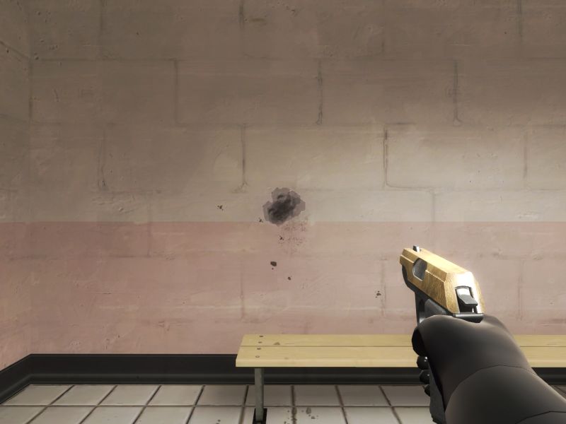 Black and Gold Pistol