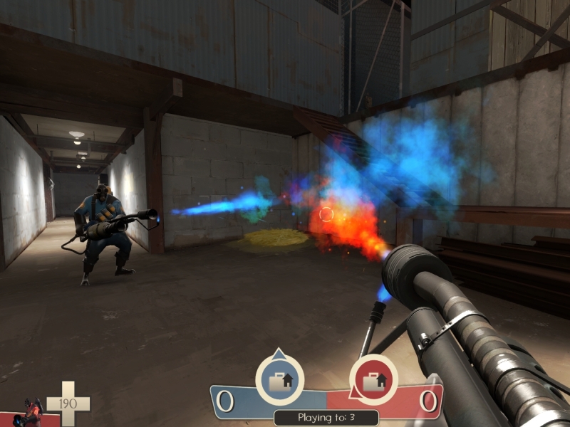 Team Colored Fire