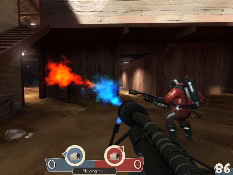 Team Colored Fire