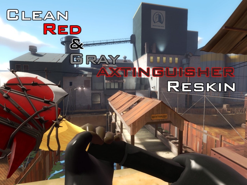 Gray and Red Ax...